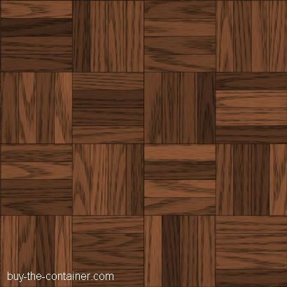 Ebony color parquet wood flooring