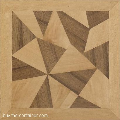 Wood mosaic parquet flooring