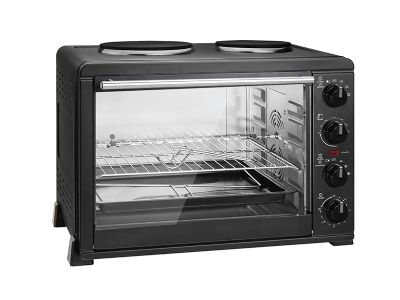 19L toaster oven with hotplates