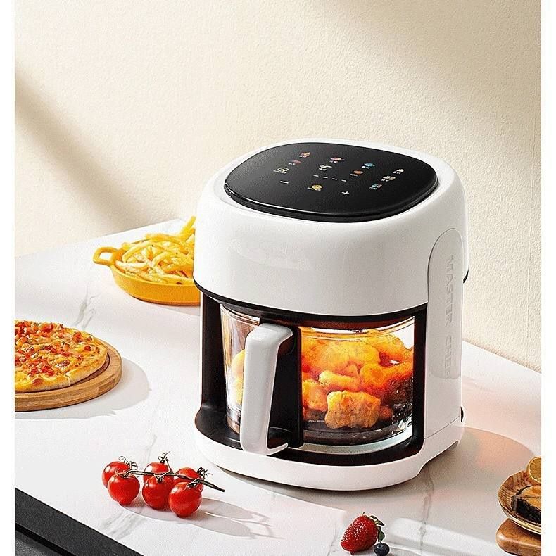 5L Large Capacity Luxury Square Intelligent Visual Electric Digital Air Fryer