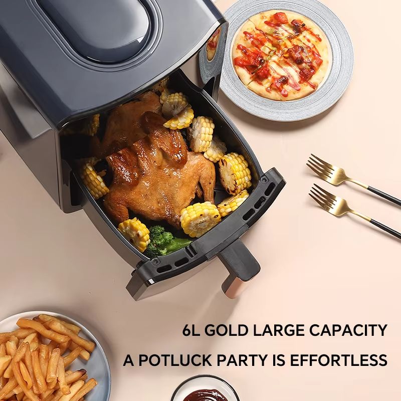 5L Large Capacity Digital  LCD Display Air Fryer Oven